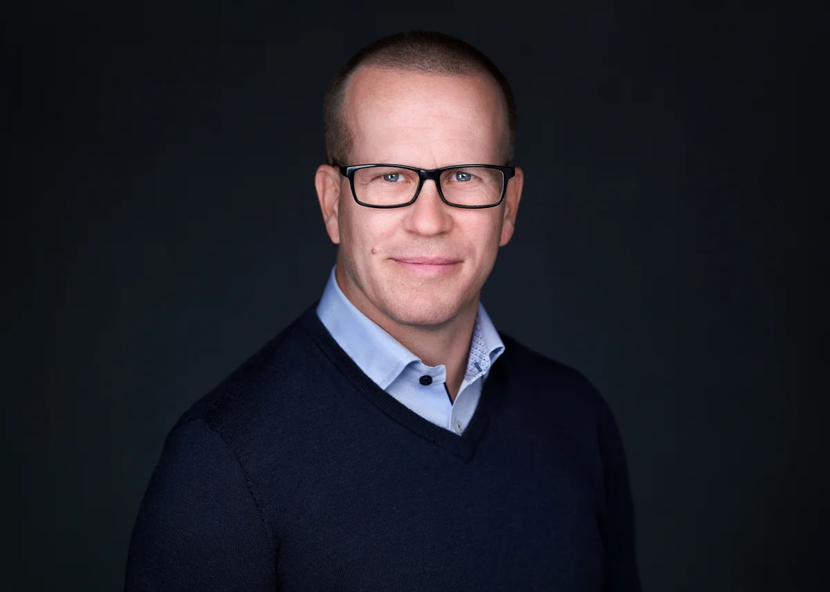 Portrett av Eivind Jonassen, styreleder i Fjellhamar FK